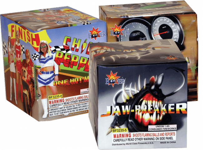3 Pack Chili Pepper, Jaw Breaker, Road Show