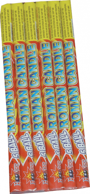 5 Ball Roman Candles