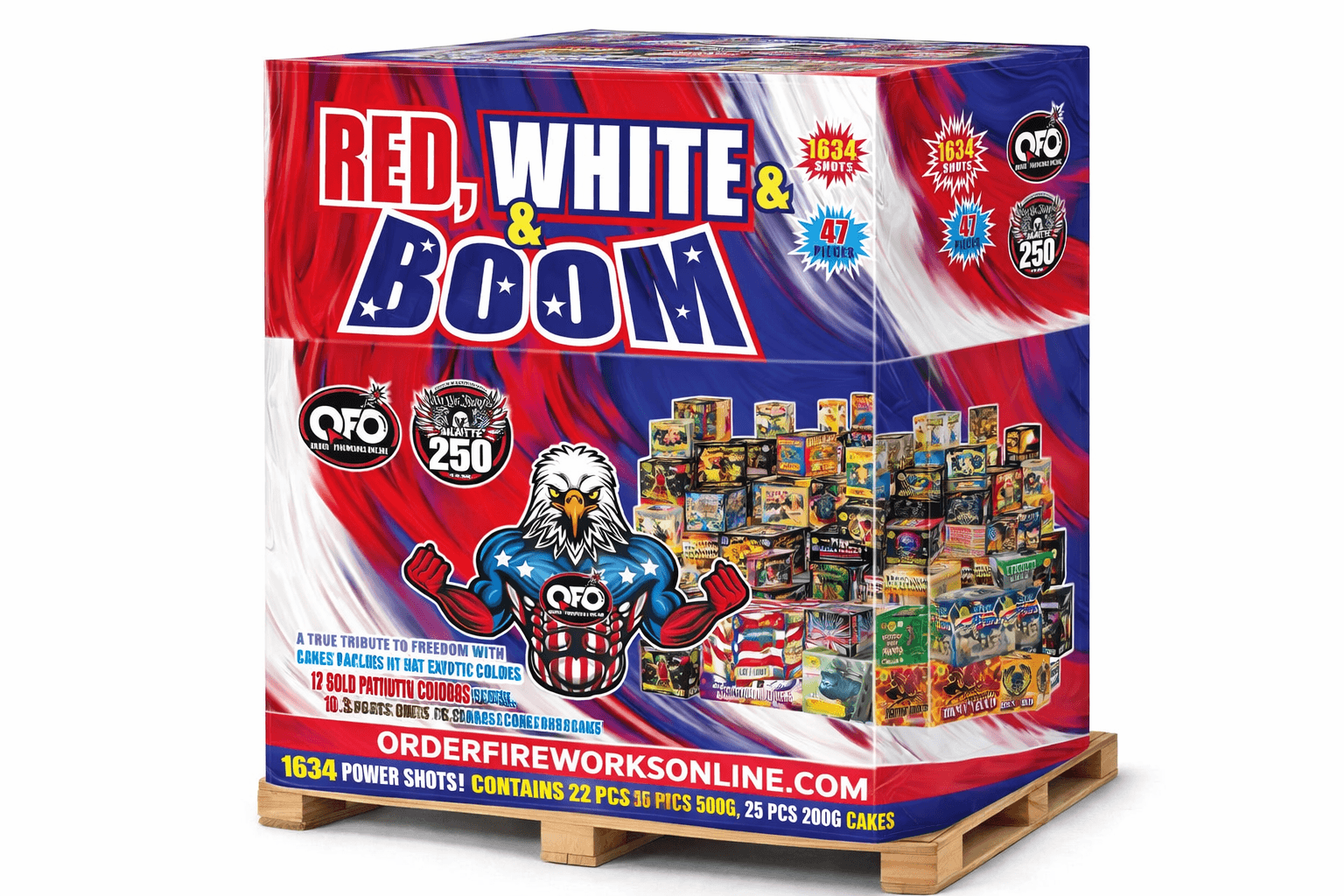 Red, White and Boom Pallet Pack